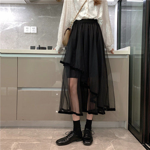 Solid, Korean Style Skirt